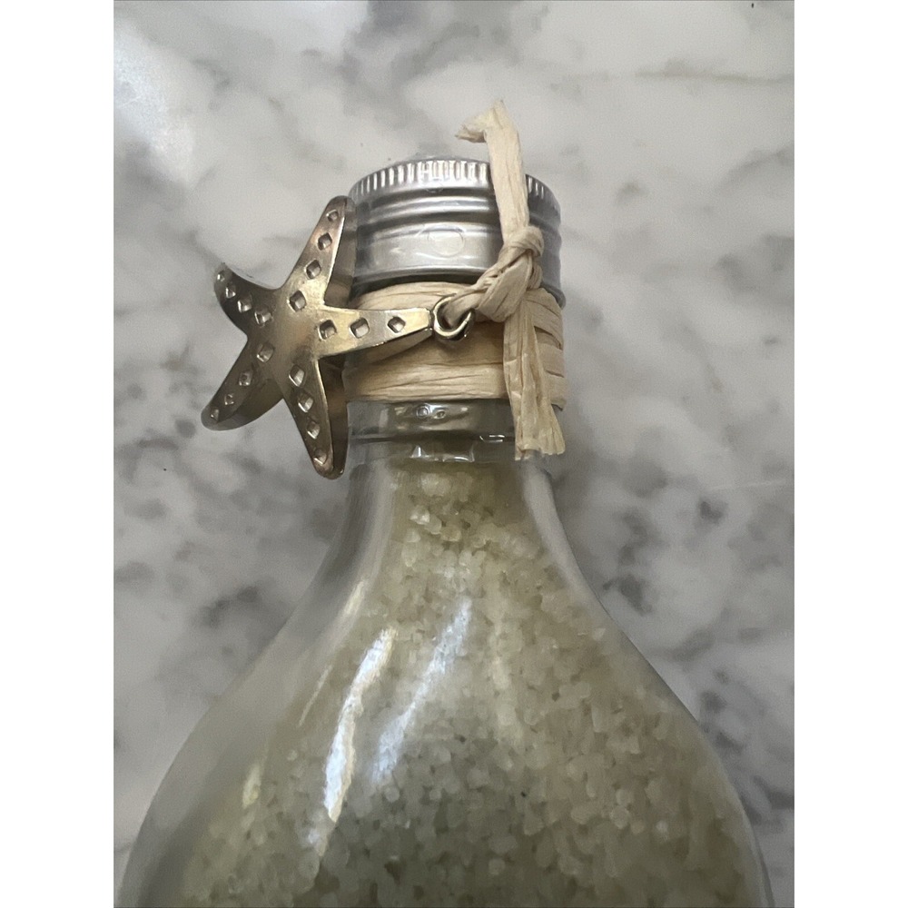 Pier 1 Imports Island Waves Bath Salts HTF Glass Bottle 22.9 OZ NEW - Picture 3 of 6